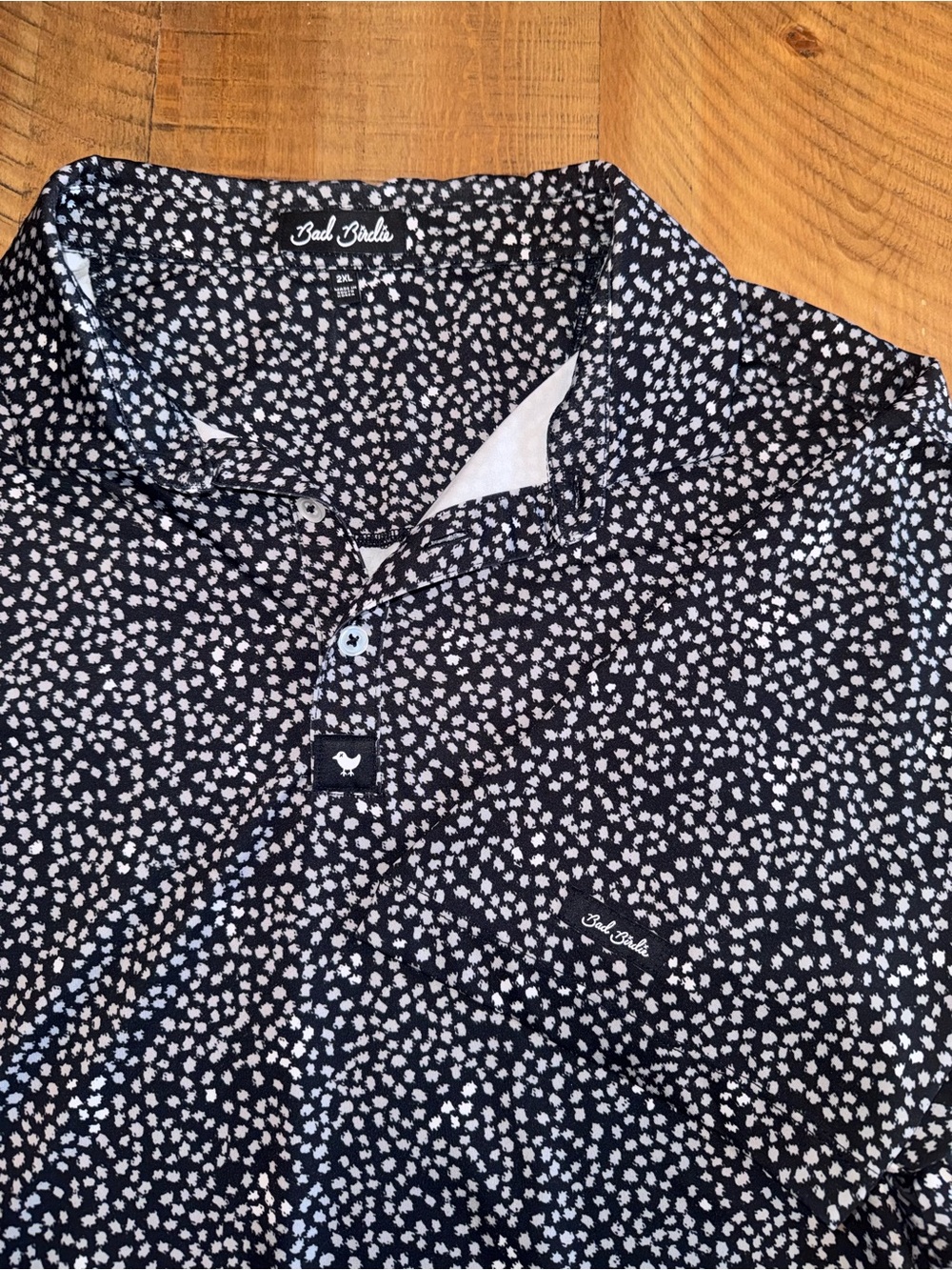 Bad Birdie Men’s Black Button-Up Shirt